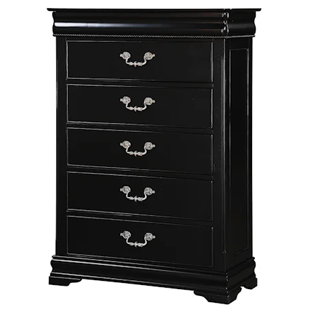 Traditional 5 Drawer Chest